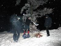  25. Dezember 2010 - Wir haben ein Feuer für Sämi gemacht